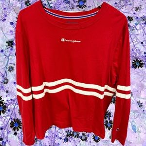 Champion Long Sleeve Logo TShirt